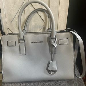Gray Michael Kors Purse